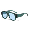 Zola Retro Rectangle Sunglasses