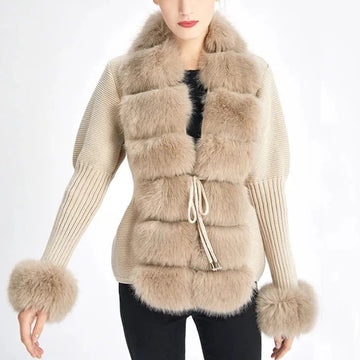 Nina Fur Cardigan