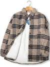 Kira Velvet Plaid Shirts