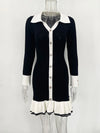 Diana Bow Knit Mini Dress