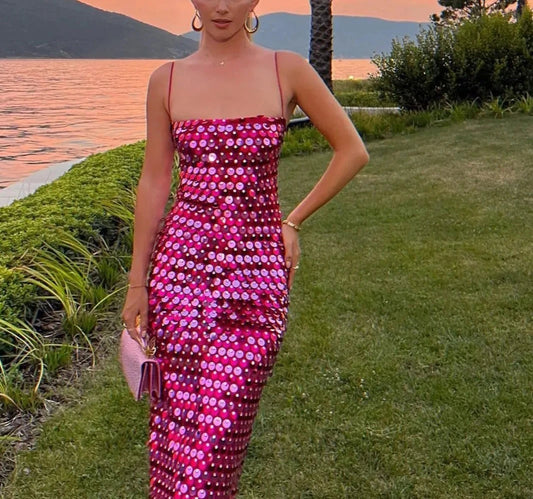 Rhea Sequin dress