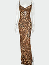 Isla Print Long Dress