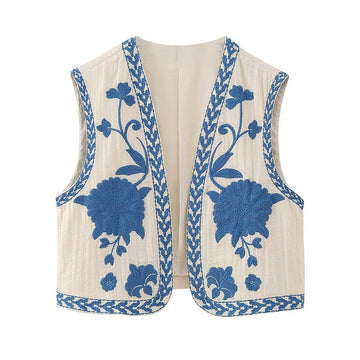 Hazel Embroidered Vest