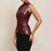 Faye Leather Top