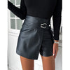 Siena Leather Shorts