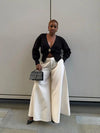 Nina Single Button Sweater
