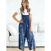 Poppy Floral Denim Overalls