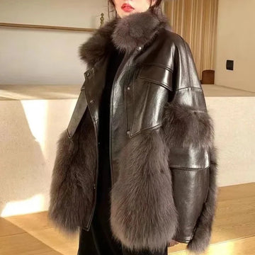 Olive Fur Coat