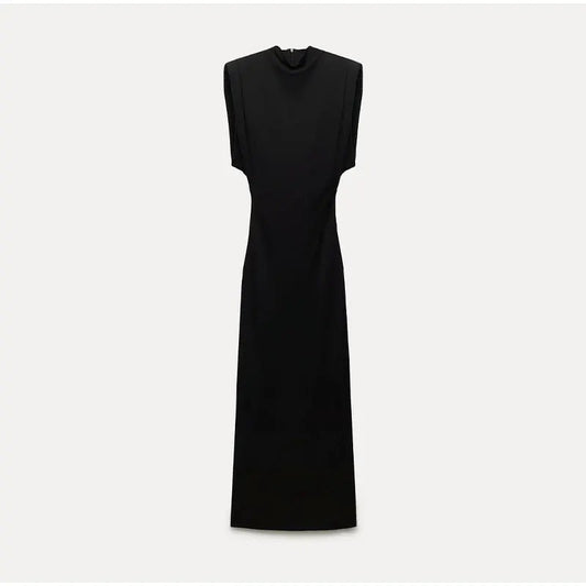 Siena Black Midi Dress