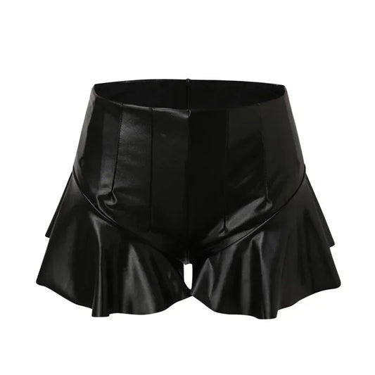 Talia Leather Shorts