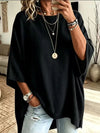 Maren Oversized Cape Knit Top