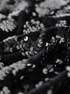 Mira Sequin Black Skirt