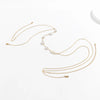 Mira Boho Pearl Chest Necklace