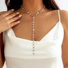 Diana Rhinestone Choker Necklace