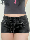 Diana Leather Shorts