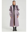 Hazel Long Ruffled Coat