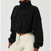 Rumi Cropped Fleece Zip Jacket