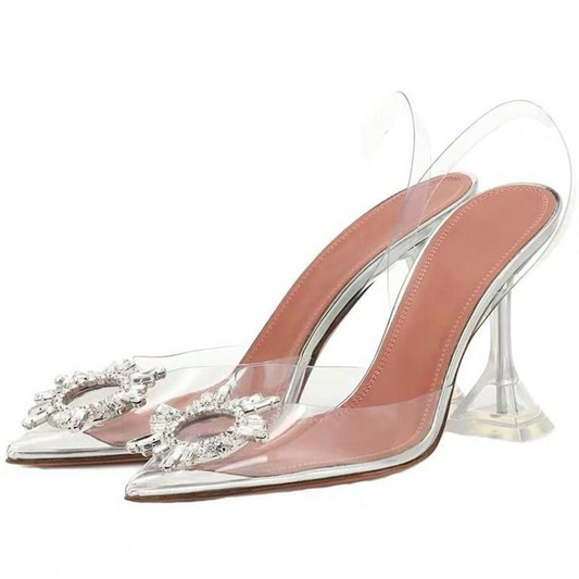 Rhea Crystal High Heels