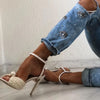 Luna Pearl Stiletto Sandals