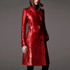 Amara Leather Trench Coat