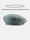Elodie Washed Denim Beret