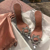 Rhea Crystal High Heels
