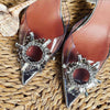 Rhea Crystal High Heels