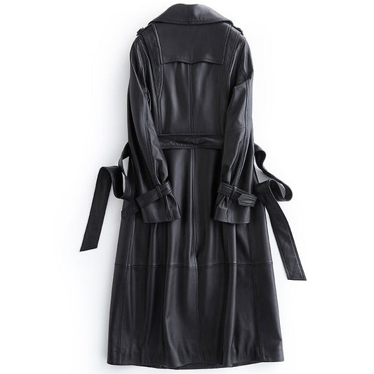 Luna Leather Frederica Trench Coat