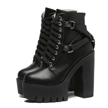 Faye Heel Boots