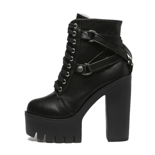 Faye Heel Boots