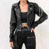 Nina Cropped Leather Jacket