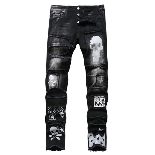 Juno Skull Stars Jeans