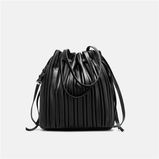 Olive Leather Shoulder Bag