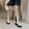 Talia Leather Velvet Shoes