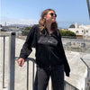 Isla Rhinestone Letter Hoodie