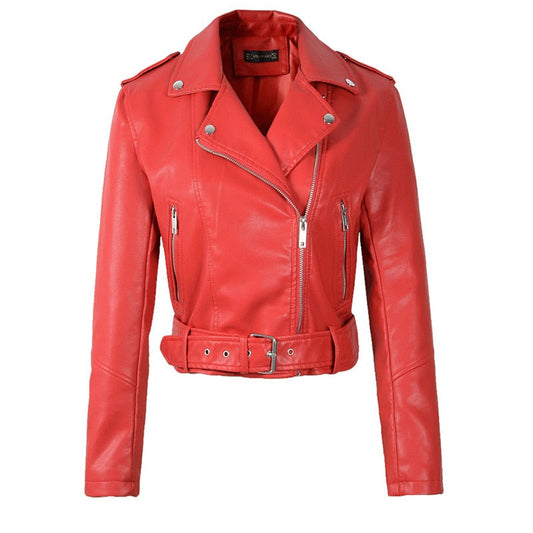 Vera Leather Rivet Jacket