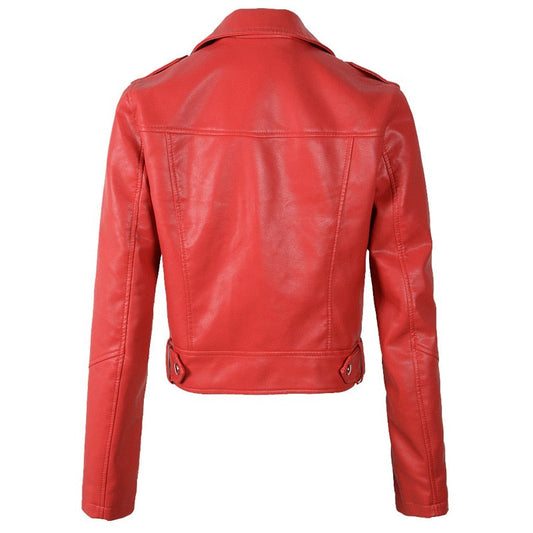 Vera Leather Rivet Jacket