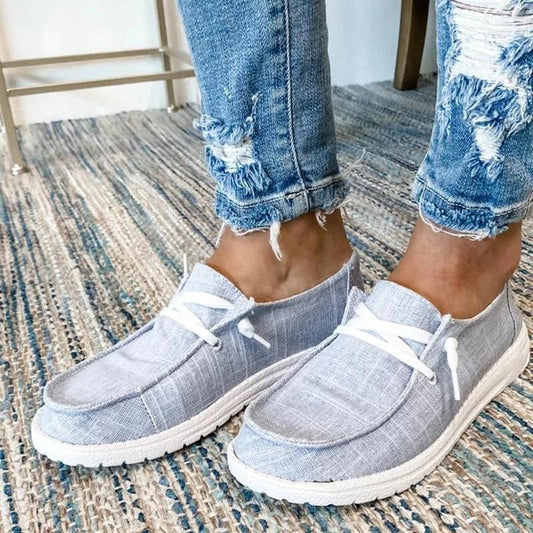 Amara Canvas Flats