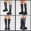 Elle Chain High Heels Boots