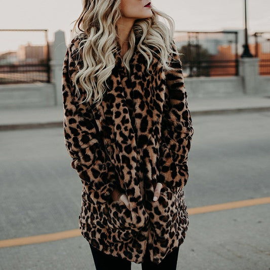 Gia Leopard Coat