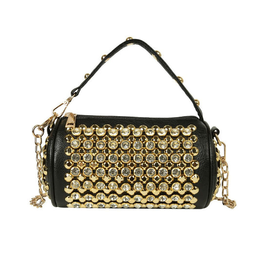 Talia Rhinestone Rivet Crossbody