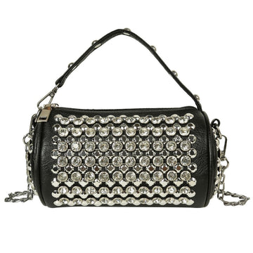 Talia Rhinestone Rivet Crossbody