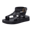 Elle Leather Toe Sandals
