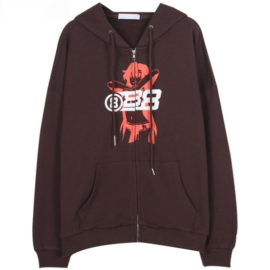 Luna Brown Hoodie