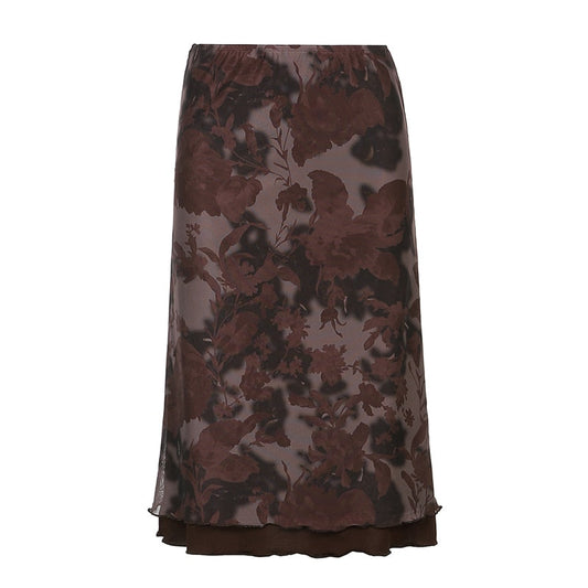 Zara Print Skirt