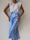 Elle Satin Silk Skirt